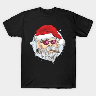 Gangsta Santa Claus  for holidays T-Shirt